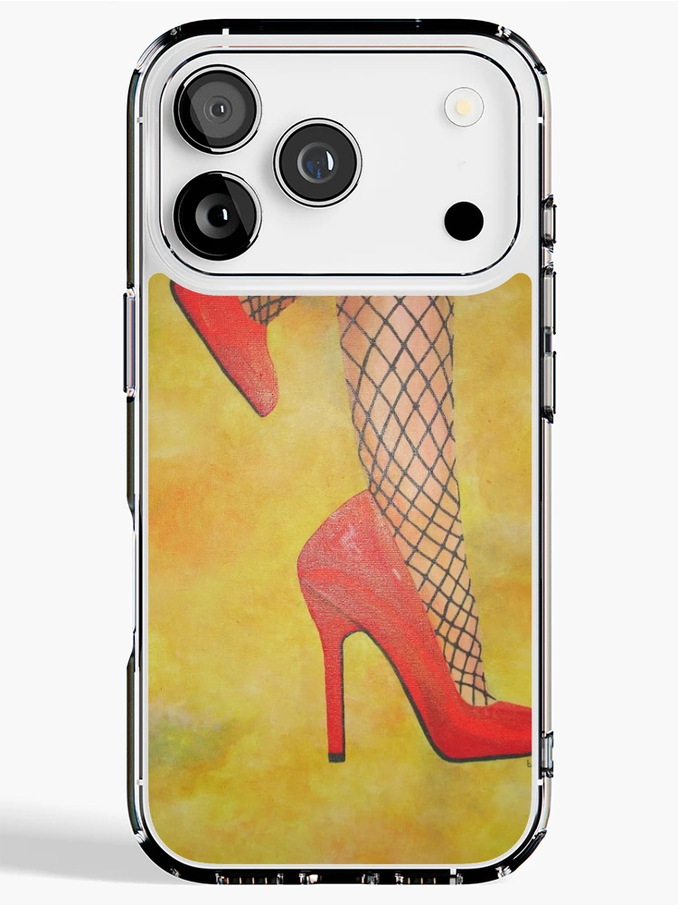 Aperçu 1 sur 5. Coque iPhone avec l'œuvre Peinture Acrylique Chaussures Rouges créée et vendue par taiche.
