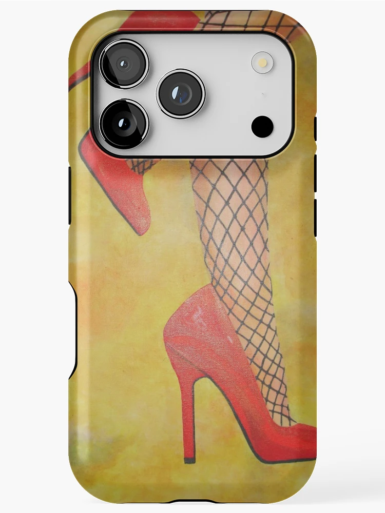 Aperçu 1 sur 4. Coque iPhone avec l'œuvre Peinture Acrylique Chaussures Rouges créée et vendue par taiche.