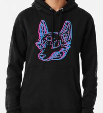 3D Space Coyote Pullover Hoodie