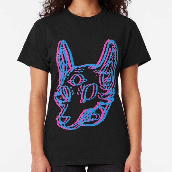 3D Space Coyote Classic T-Shirt