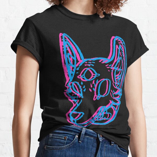 3D Space Coyote Classic T-Shirt