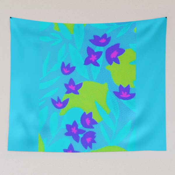 Item preview, Purple Jungle Flowers designed and sold by Kim Arnott.