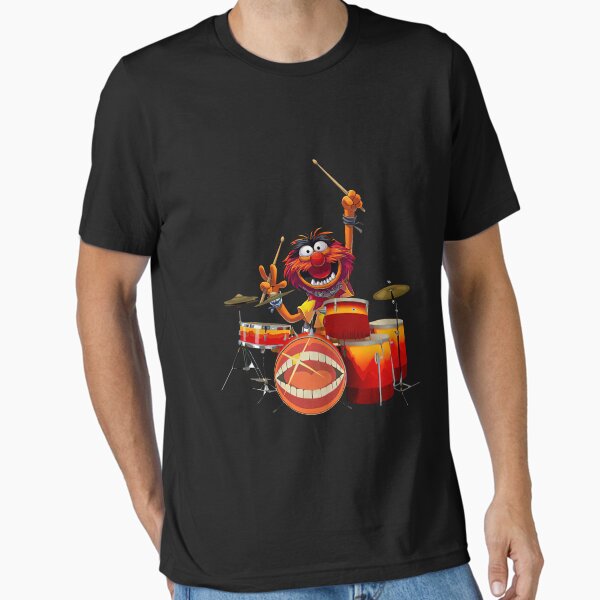 Vista previa del artículo con la obra «Nicehe Muppet Playing Drum for Ludwig camiseta Gift te Vintage, camiseta», diseñado y vendido por HildaNora.