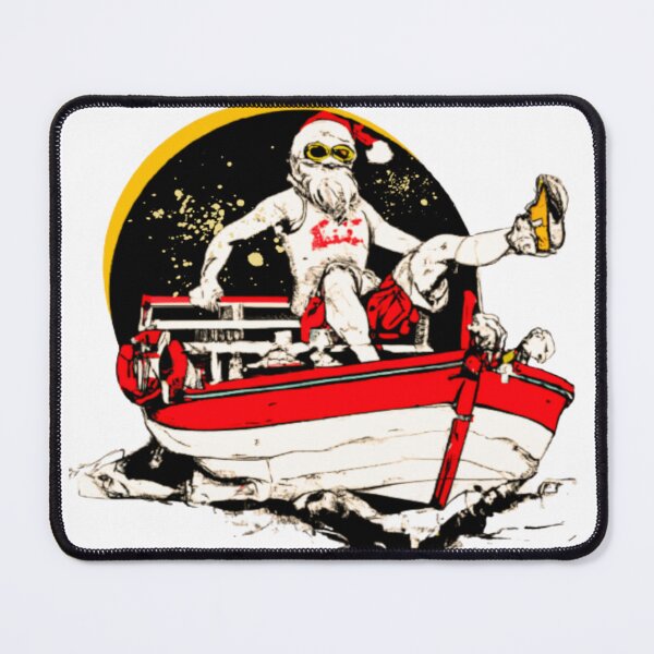 Item preview, Santa on the Boat designed and sold by sweetartnc.