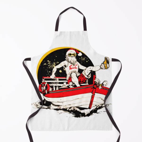 Item preview, Santa on the Boat designed and sold by sweetartnc.