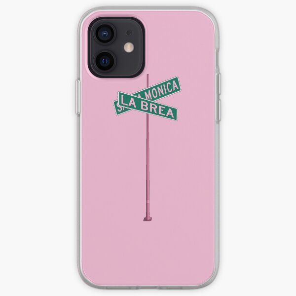 santa monica and la brea iPhone Soft Case