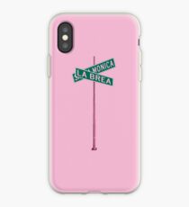 santa monica and la brea iPhone Case