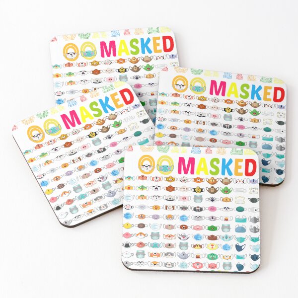 Item preview, I Survived 100 Masked Days Of School 100 Funny Masks designed and sold by SamArtistbyAUS.