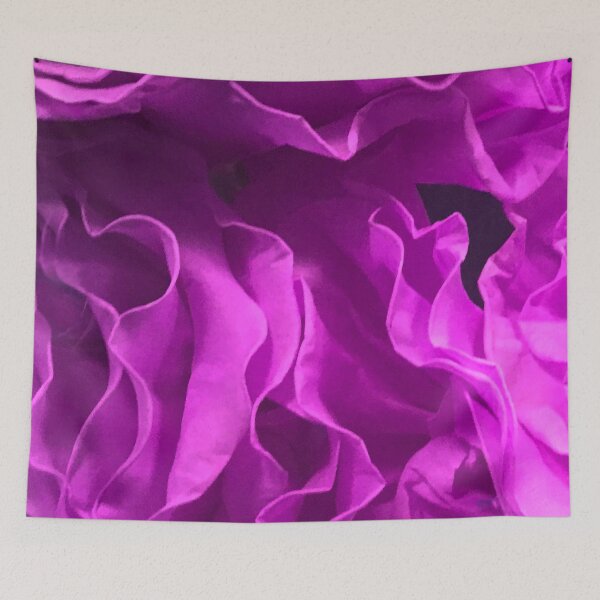 Item preview, Vibrant Pink Paper Flower Ruffles Artistic Close-Up Photo designed and sold by DEC02.