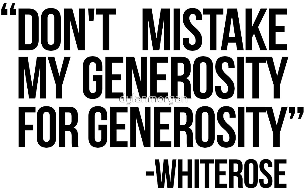 Ne Confondez Pas Ma Generosite Pour La Generosite Mr Robot Citation Par Dylanmorgan Redbubble