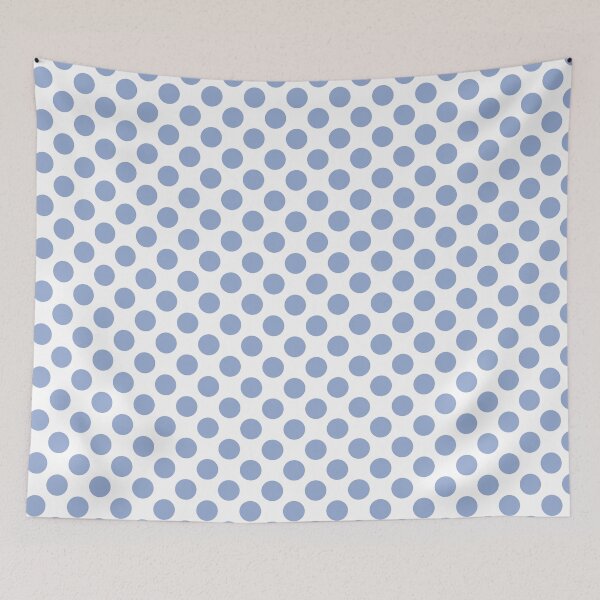 Item preview, Bright Serenity blue polka dots designed and sold by coverinlove.