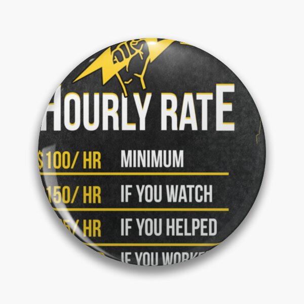 Item preview, Electrician Hourly Rate237 designed and sold by NanousWay.