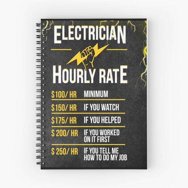 Item preview, Electrician Hourly Rate237 designed and sold by NanousWay.