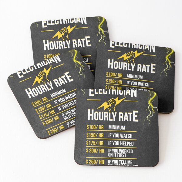 Item preview, Electrician Hourly Rate237 designed and sold by NanousWay.
