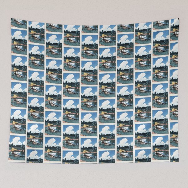 Item preview, Japanese Woodblock Print Kawase Hasui Irrigation as Seen in Sado designed and sold by TeeARTHY.