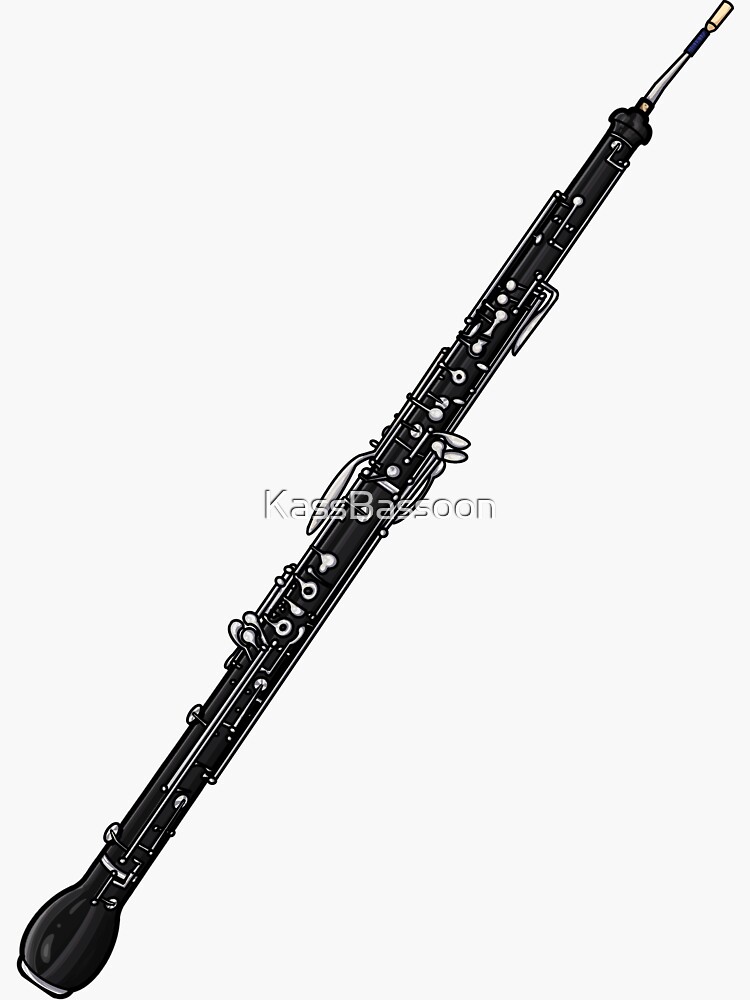 "English horn " Sticker for Sale by KassBassoon Redbubble