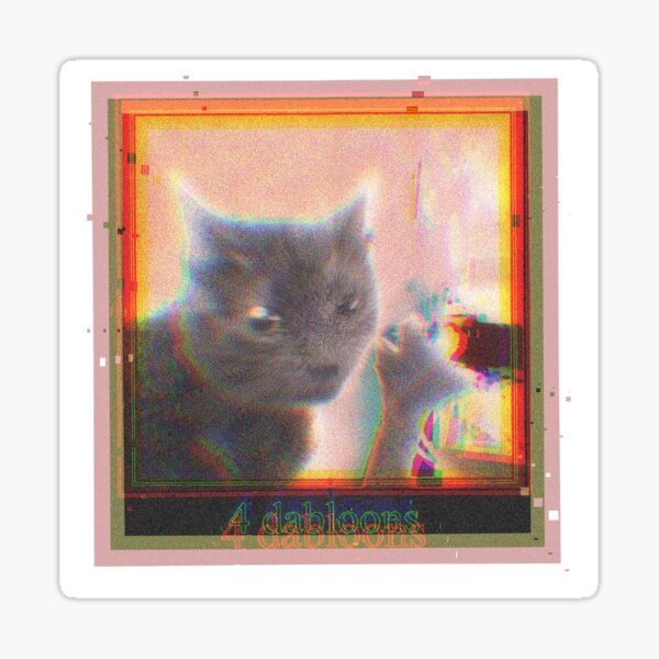 4 dabloons Sticker