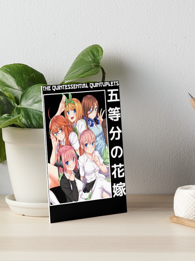 Nakano Quintuplets 5 Toubun no Hanayome Art Board Print for Sale