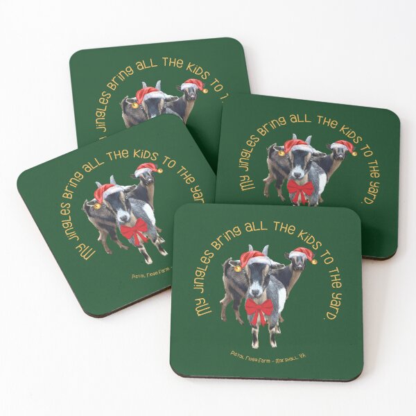 Item preview, Jingle Bells | Holiday Goats | Christmas Goats | Cute Goats | Funny Goats designed and sold by PistolRidgeFarm.
