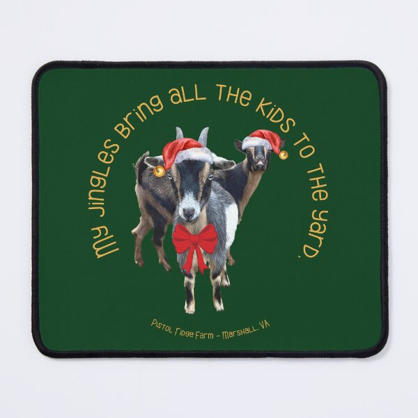 Item preview, Jingle Bells | Holiday Goats | Christmas Goats | Cute Goats | Funny Goats designed and sold by PistolRidgeFarm.