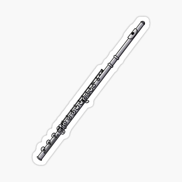 "flute" Sticker for Sale by KassBassoon Redbubble