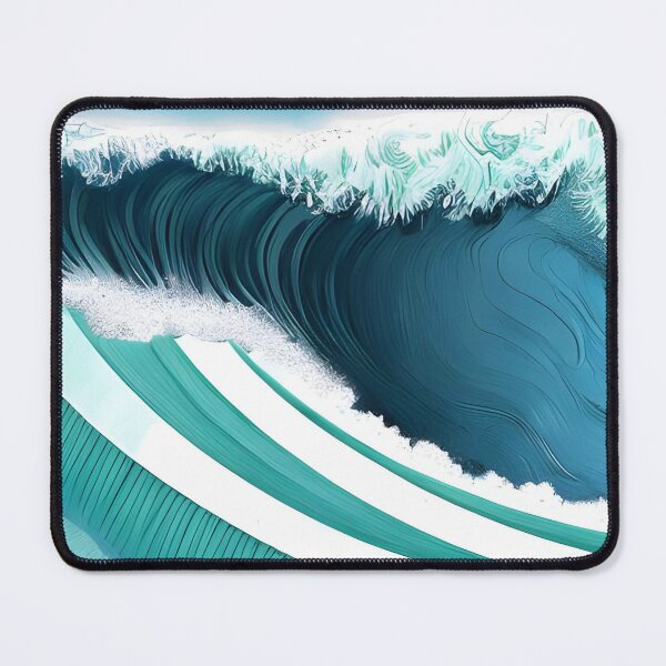 Item preview, The Big Wave Artwork, big wave surfing, big wave painting designed and sold by The Love Quill.
