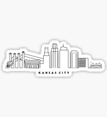 Kansas City Skyline Sticker