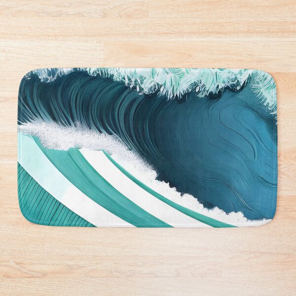 Item preview, The Big Wave Artwork, big wave surfing, big wave painting designed and sold by The Love Quill.