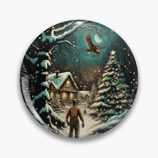Item preview, Walking down a snowy path Christmas in the Woods designed and sold by LucdDrmn.