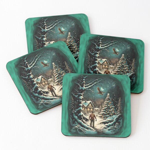 Item preview, Walking down a snowy path Christmas in the Woods designed and sold by LucdDrmn.
