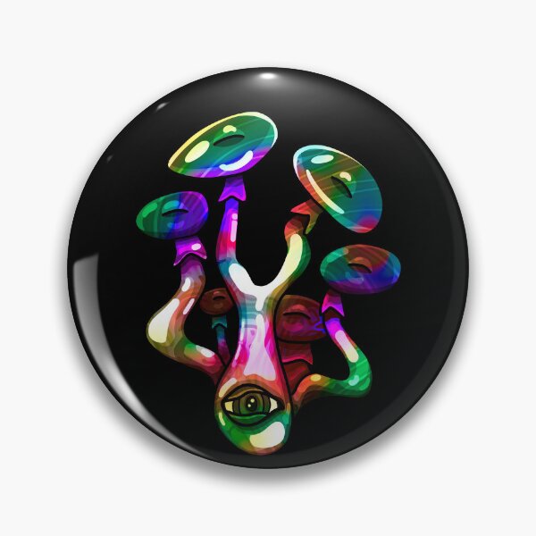 Item preview, Mushrooms With An Eye - Trippy Mushroom Art designed and sold by mikeymadness.