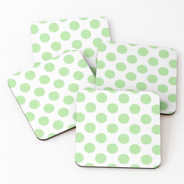 Item preview, Bright Paradise Green polka dots designed and sold by coverinlove.