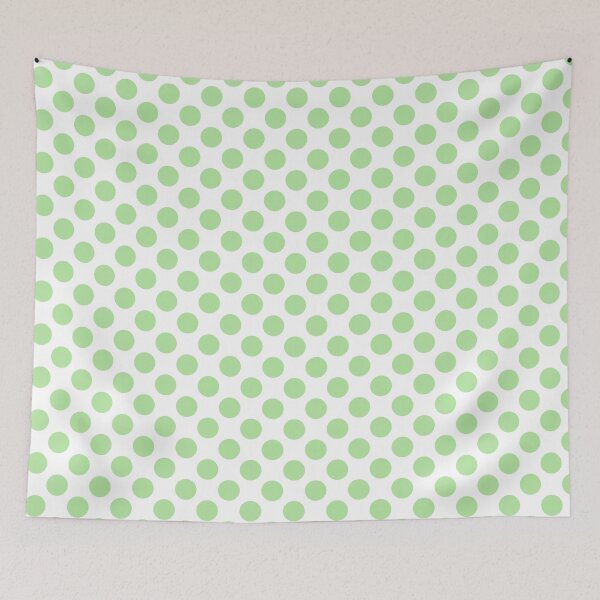Item preview, Bright Paradise Green polka dots designed and sold by coverinlove.