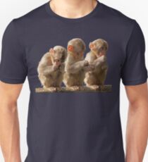 Three little monkeys Unisex T-Shirt