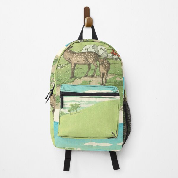 Item preview, Japanese Woodblock Print Kawase Hasui Deer at Kasuga Shrine designed and sold by TeeARTHY.