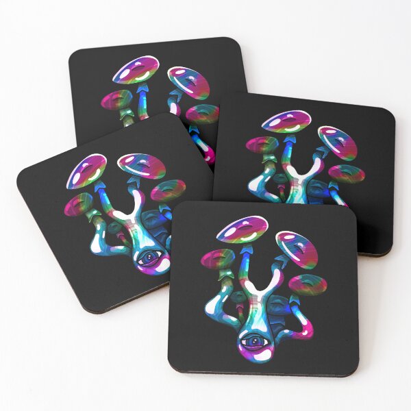 Item preview, Mushrooms With An Eye - Trippy Mushroom Art designed and sold by mikeymadness.