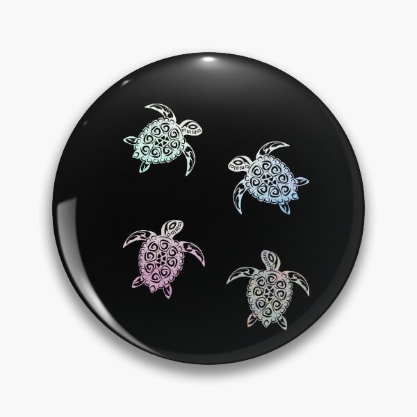 Item preview, Multicolored Tribal Sea Turtles designed and sold by TheAnimalZ00.