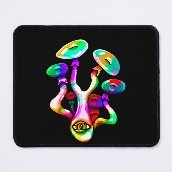 Item preview, Mushrooms With An Eye - Trippy Mushroom Art designed and sold by mikeymadness.