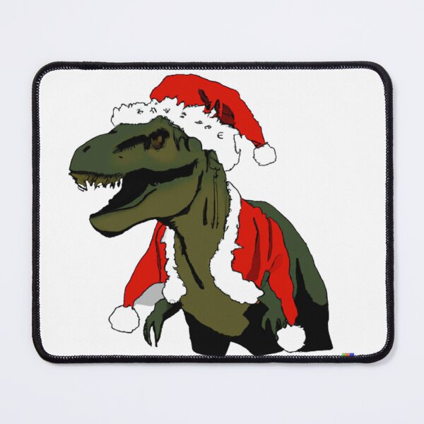 Item preview, A Tyranosaurus Santa designed and sold by sweetartnc.