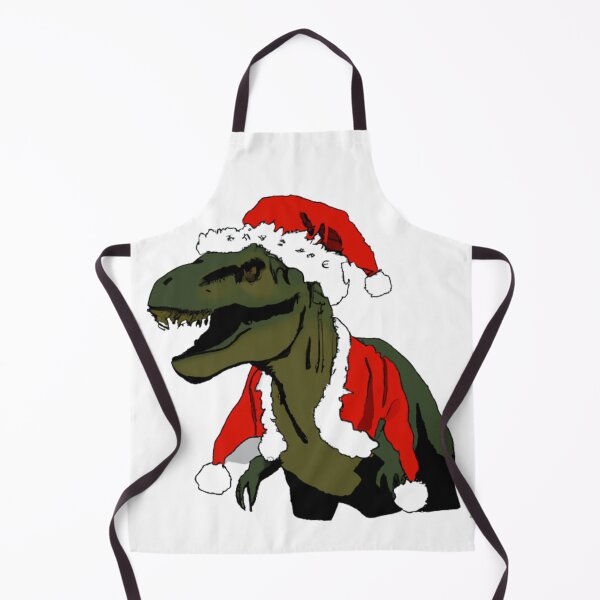 Item preview, A Tyranosaurus Santa designed and sold by sweetartnc.