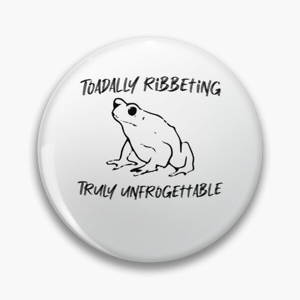 Item preview, Funny Toad Frog Pun Toadally Ribbeting designed and sold by artfulnotebook.