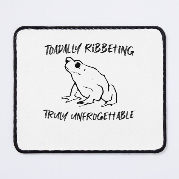 Item preview, Funny Toad Frog Pun Toadally Ribbeting designed and sold by artfulnotebook.