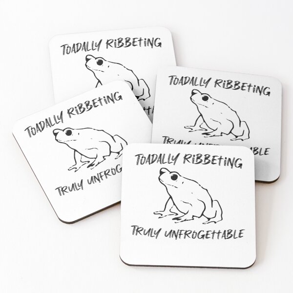 Item preview, Funny Toad Frog Pun Toadally Ribbeting designed and sold by artfulnotebook.