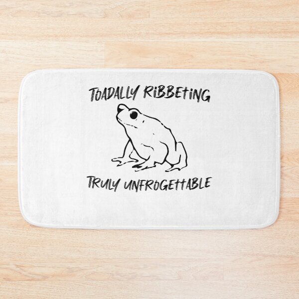 Item preview, Funny Toad Frog Pun Toadally Ribbeting designed and sold by artfulnotebook.