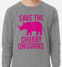 RETTE DIE CHUBBY UNICORNS Leichtes Sweatshirt