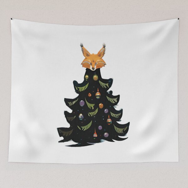 Item preview, Fennec Fox Christmas Tree designed and sold by zheworkstudio.