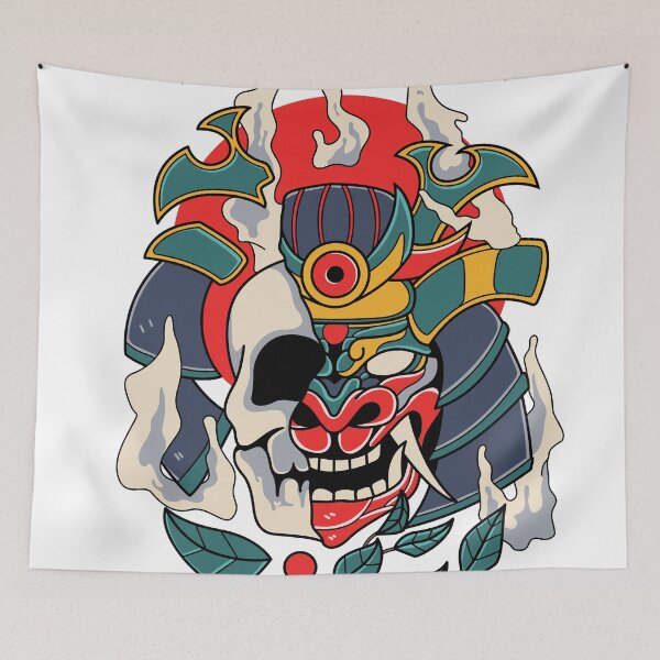 Item preview, Classic style samurai tattoo print designed and sold by gtcdesign.