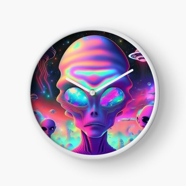 We come in Peace Clock