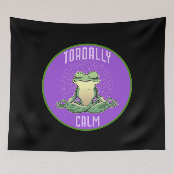 Item preview, Toad and Frog Humor, Toadally Calm designed and sold by artfulnotebook.