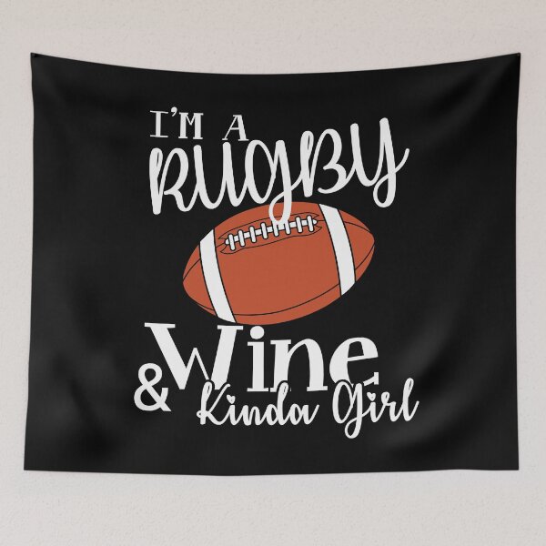 Item preview, Rugby - Rugby And Wine Kinda Girl designed and sold by UnknownArtistt.